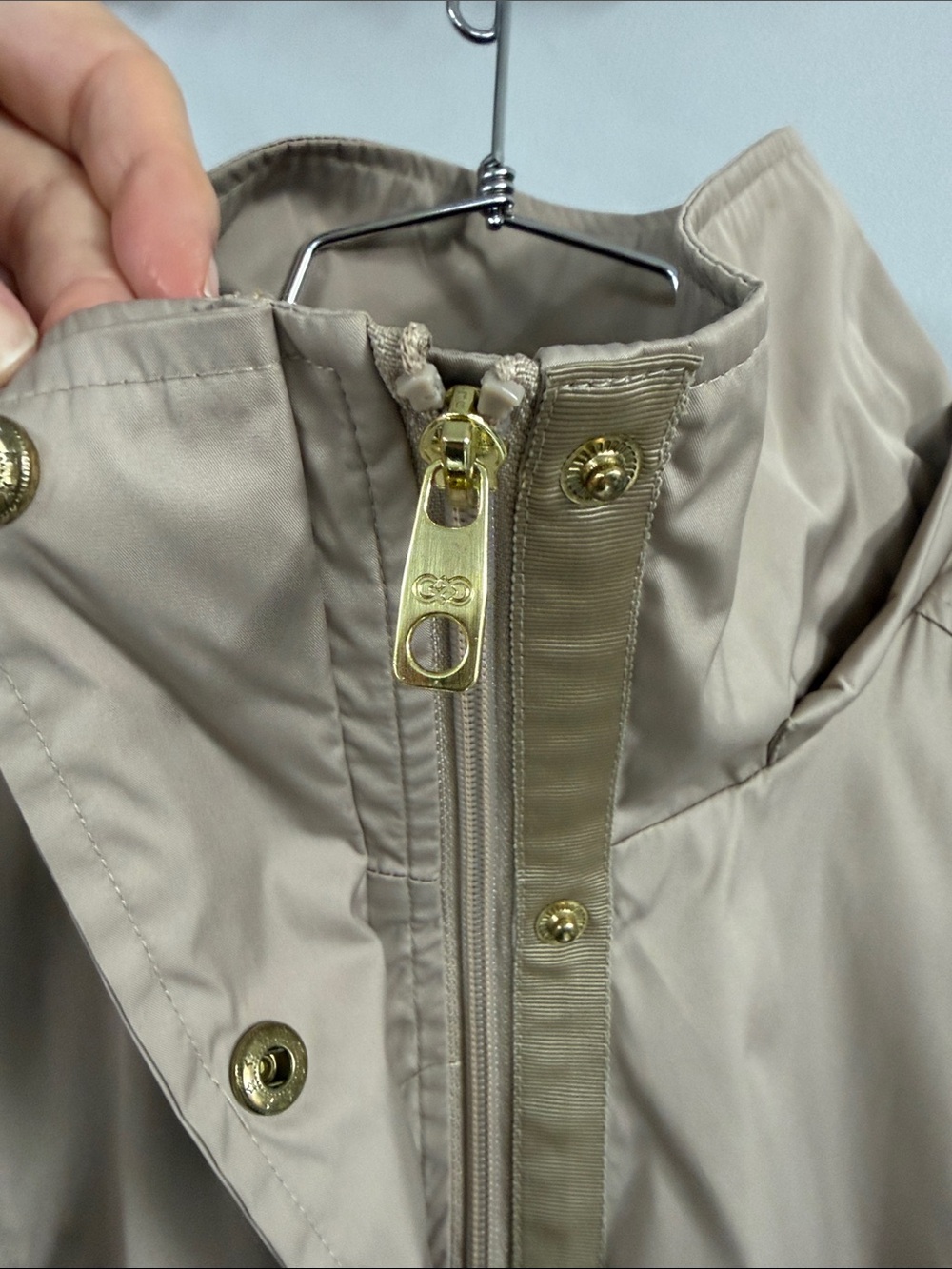Neutral Cole Haan  Beige Lightweight Women's Coat - Brand: - Picture 4 of 10